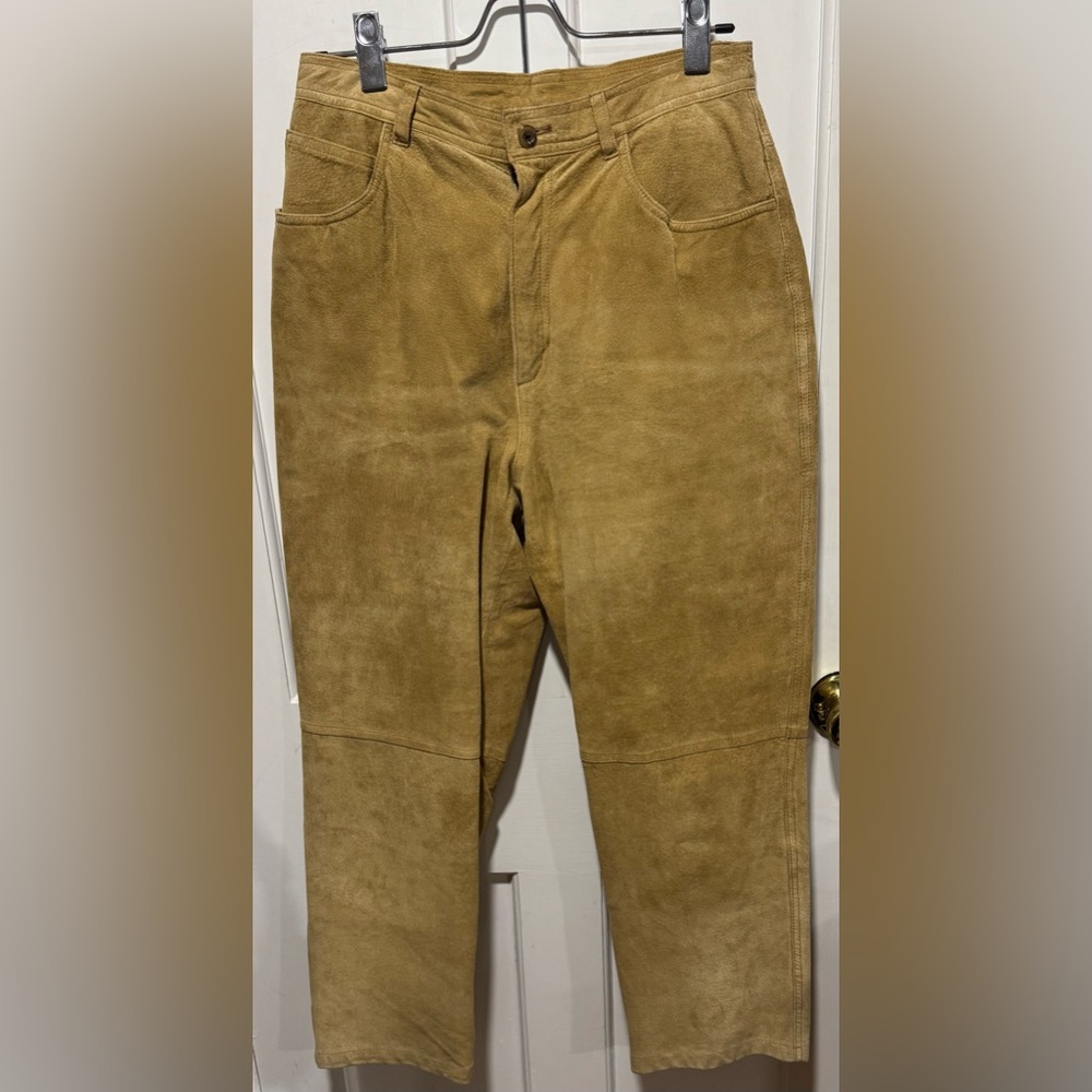 Ralph Lauren 100% Suede Leather Pants Vintage